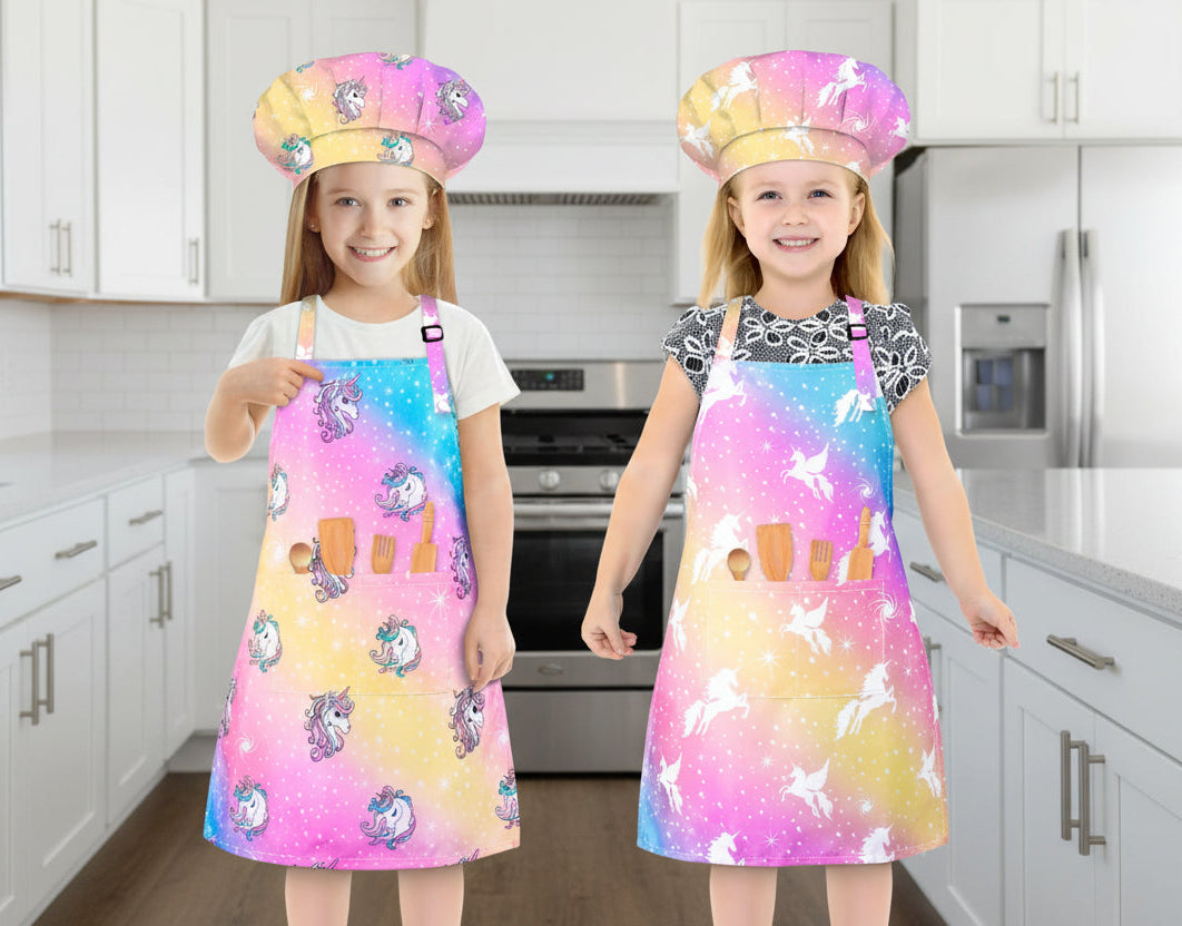 Kid's Chef Apron with Pockets