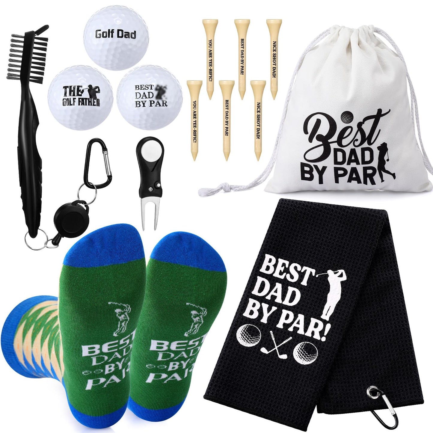 14 Pcs Golf Gift Set for Dad