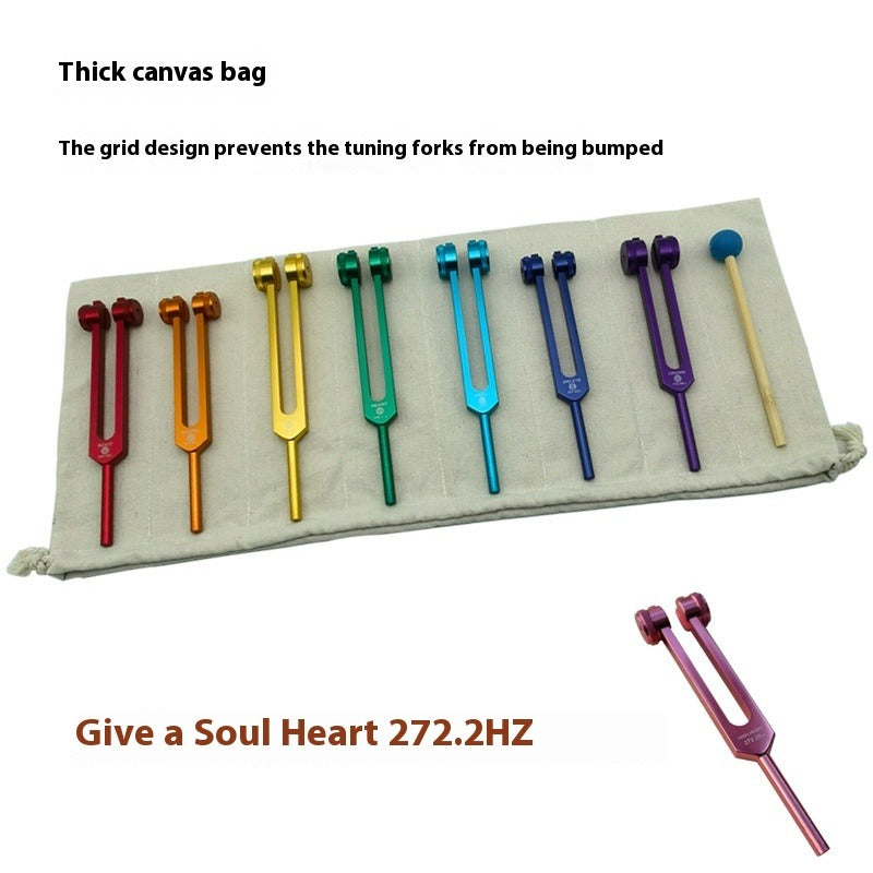 Aluminum Alloy Chakra Tuning Fork Set