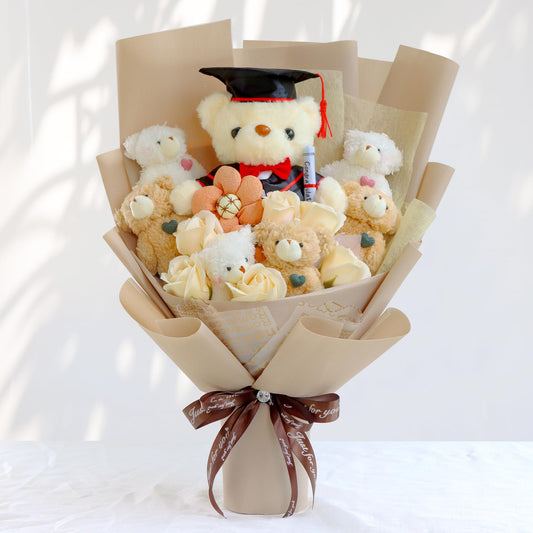 Graduation Bear Bouquet