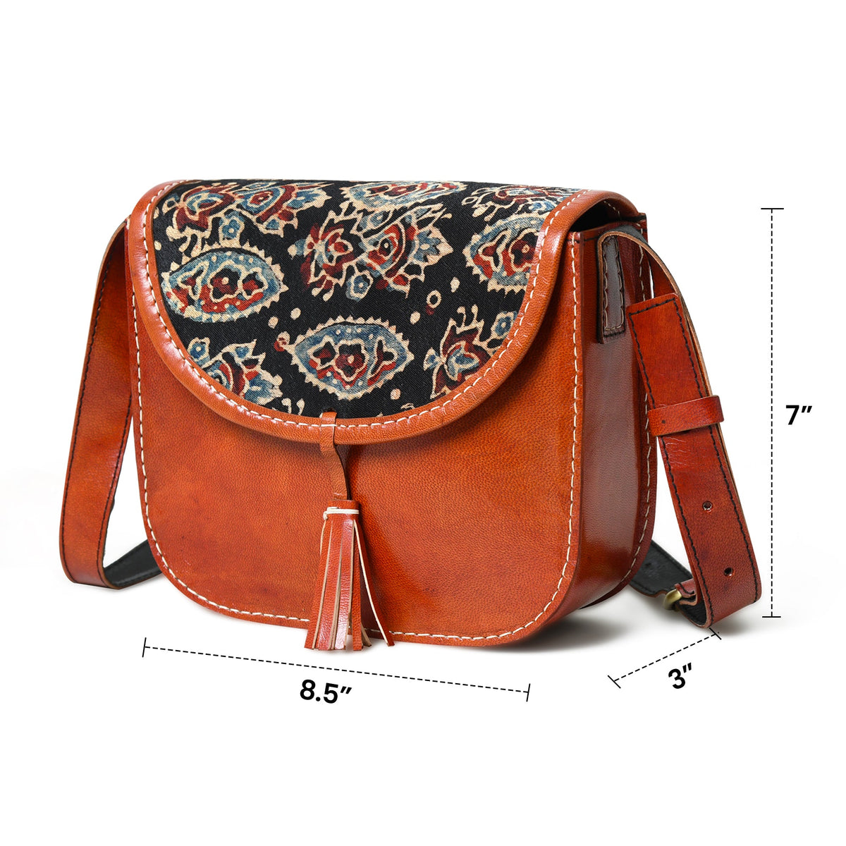 Ajrakh Ethnic Satchel