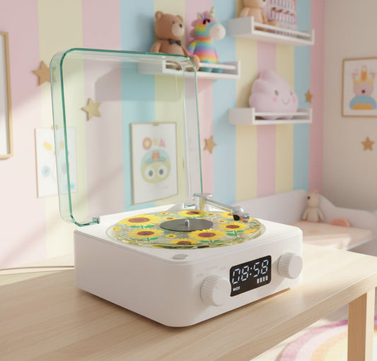 Retro Bluetooth Turntable Speaker