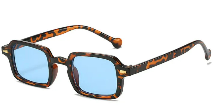 Vintage Square Rivet Glasses