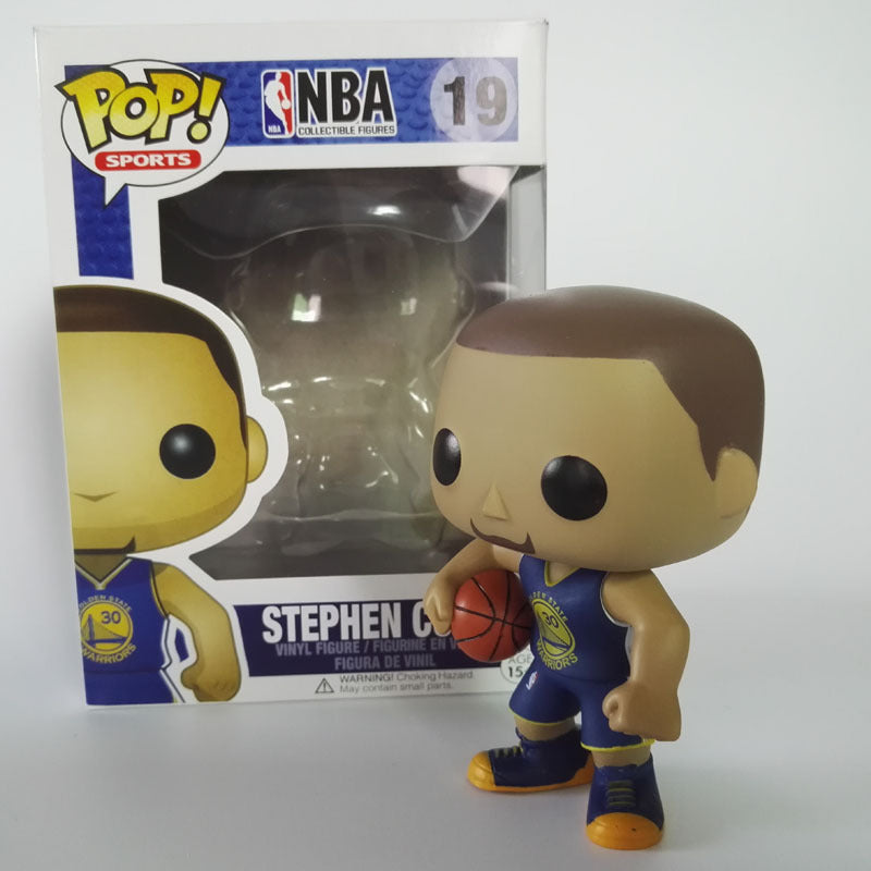 NBA Figurines of Stars LeBron, Kobe, Curry, Kyrie, Wall