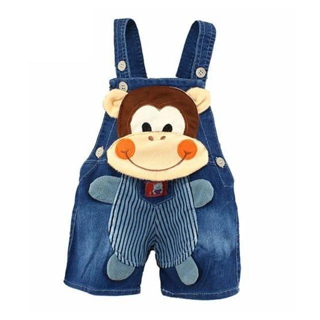 Toddler Boys & Girls Animal Jean Overalls