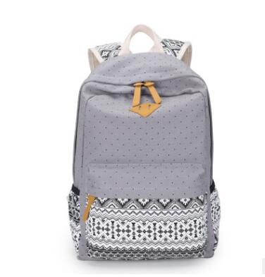 Canvas Print Women's Backpack