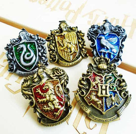 Harry Potter Pin Badge Set in Wooden Box (5 Pieces)