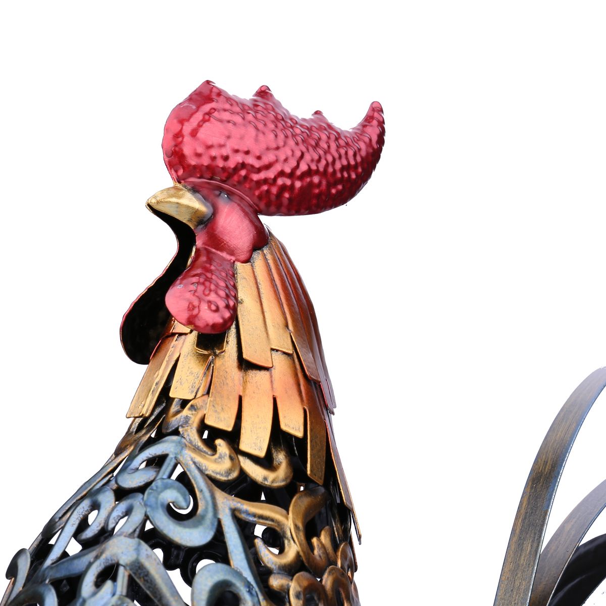 Modern Metal Decorative Craft - Filigree Rooster Piece