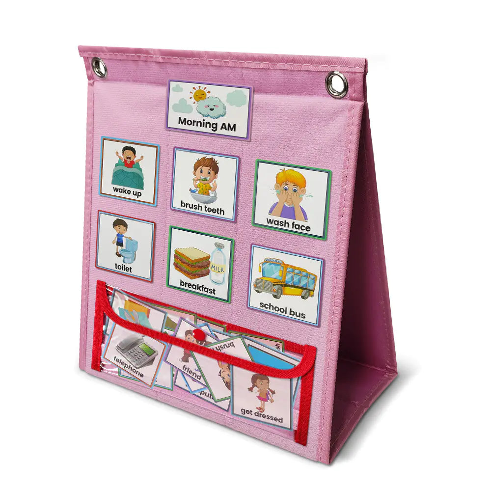 Kids Daily Chores Visual Schedule Calendar Board