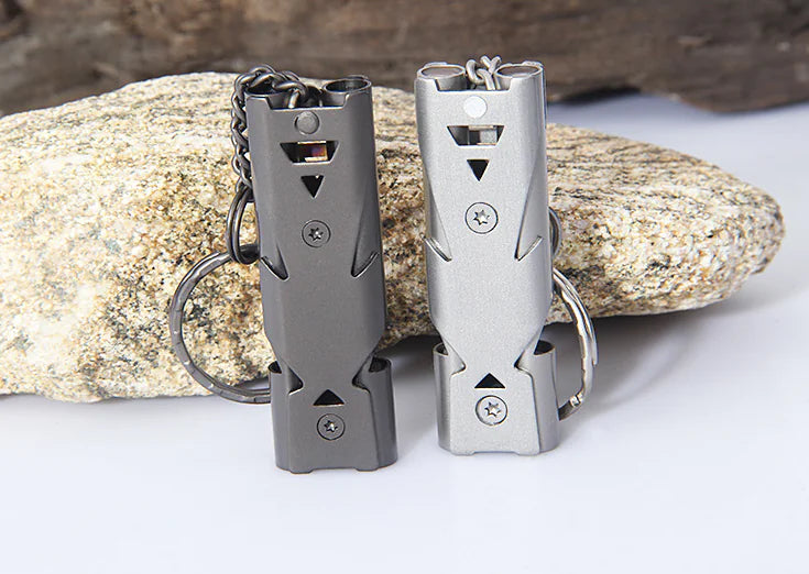 High Decibel Stainless Steel Survival Whistle