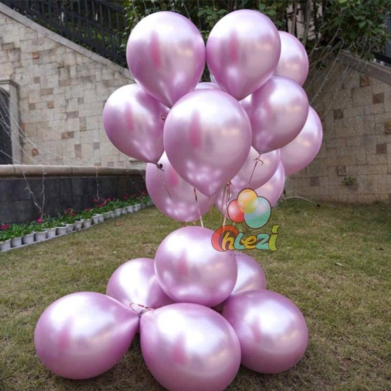 50/100pcs Metallic Latex 5/10/12 Inch Balloons