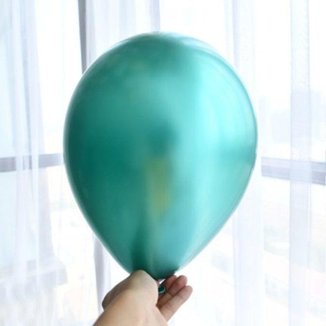 50/100pcs Metallic Latex 5/10/12 Inch Balloons
