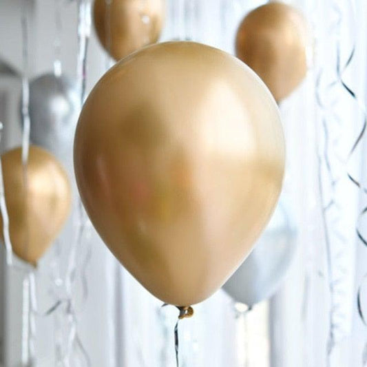 50/100pcs Metallic Latex 5/10/12 Inch Balloons