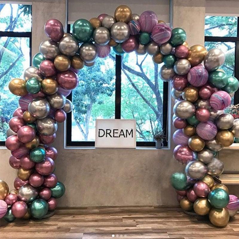 50/100pcs Metallic Latex 5/10/12 Inch Balloons