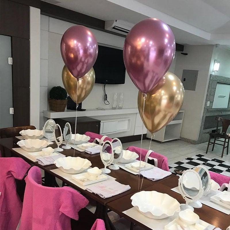 50/100pcs Metallic Latex 5/10/12 Inch Balloons