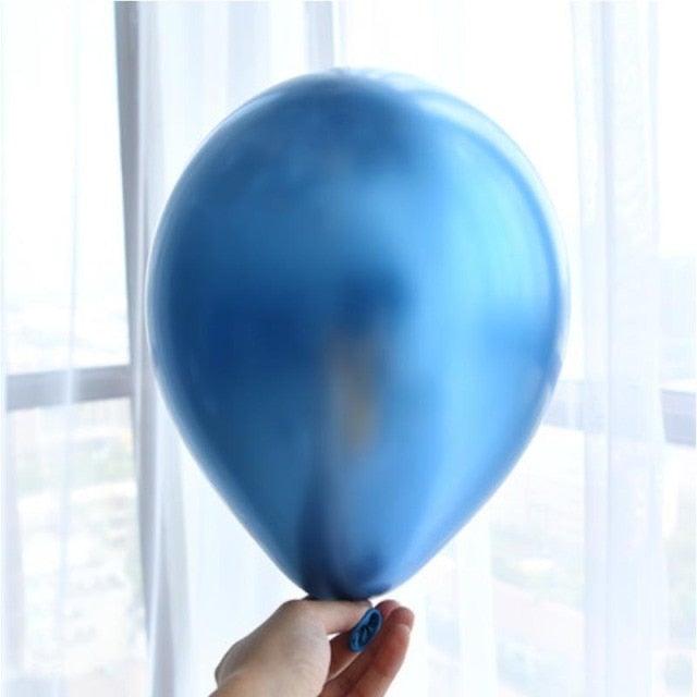 50/100pcs Metallic Latex 5/10/12 Inch Balloons