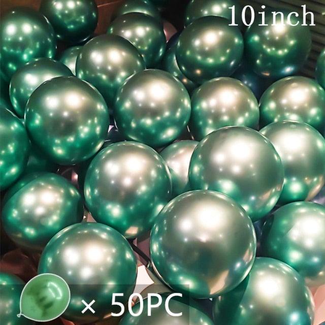 50/15pcs 10inch Latex Confetti Balloons *Multiple Options*
