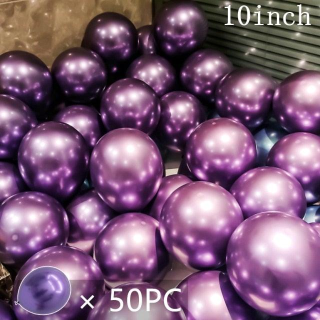 50/15pcs 10inch Latex Confetti Balloons *Multiple Options*