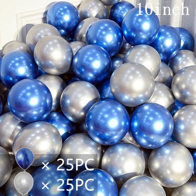 50/15pcs 10inch Latex Confetti Balloons *Multiple Options*