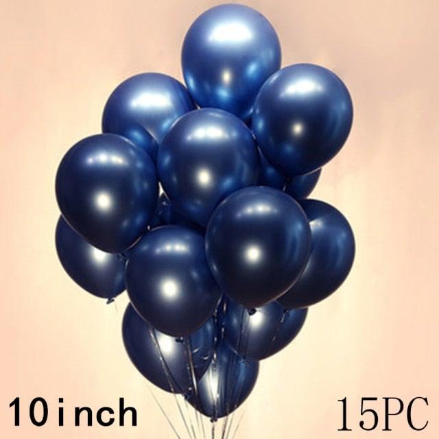 50/15pcs 10inch Latex Confetti Balloons *Multiple Options*