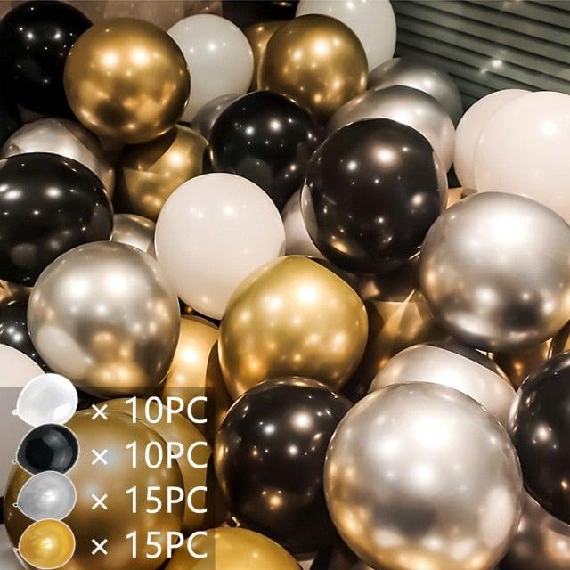 50/15pcs 10inch Latex Confetti Balloons *Multiple Options*