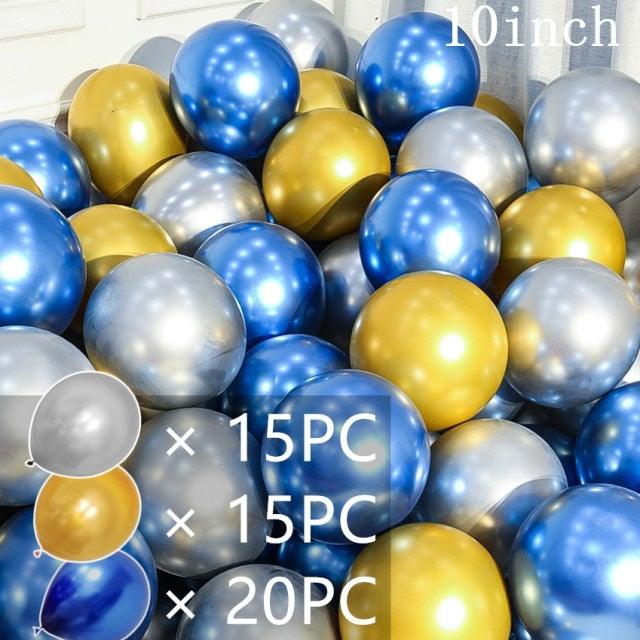 50/15pcs 10inch Latex Confetti Balloons *Multiple Options*