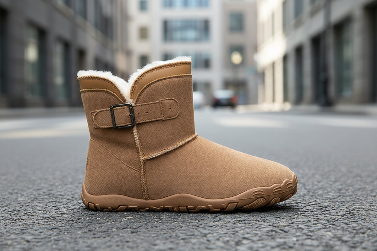 Unisex Warm Fleece-Lined Snow Boots – Anti-Slip Winter Boots for Men & Women