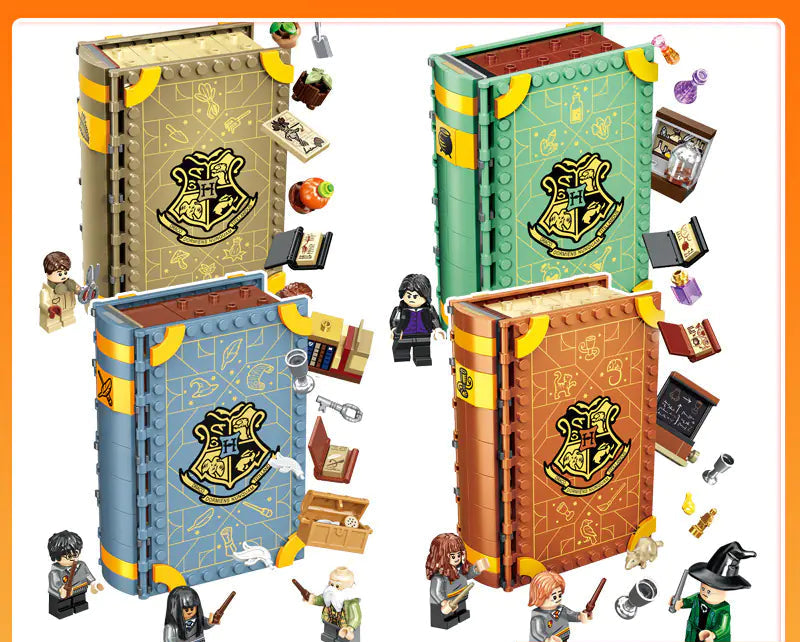 Harry Potter Hogwarts Magic Potion Defense Book Building Blocks