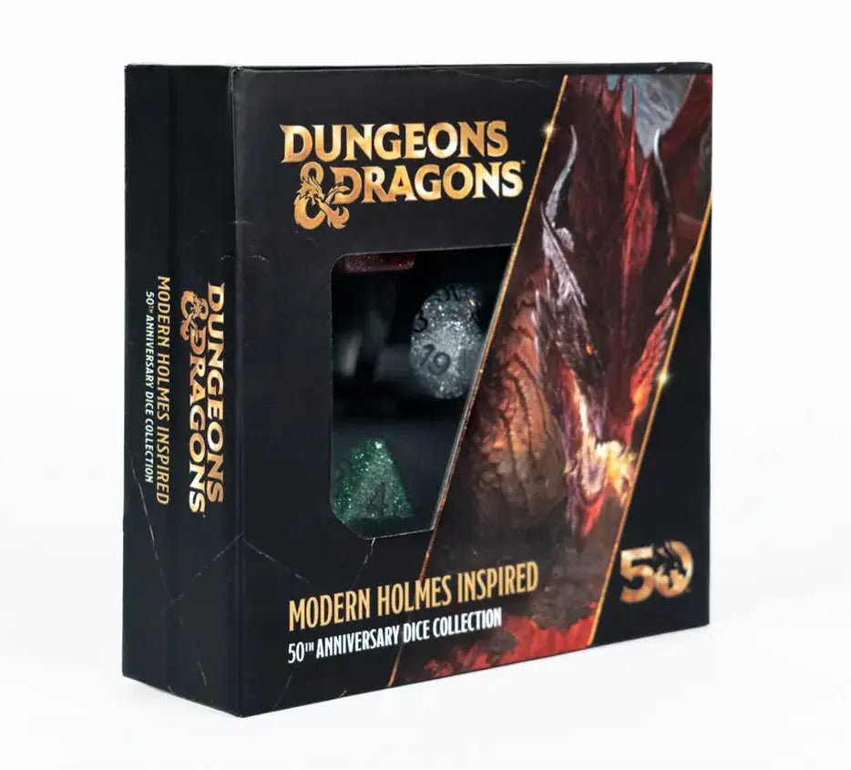 D&D 50th Anniversary Modern Holmes Inspired Dice Set
