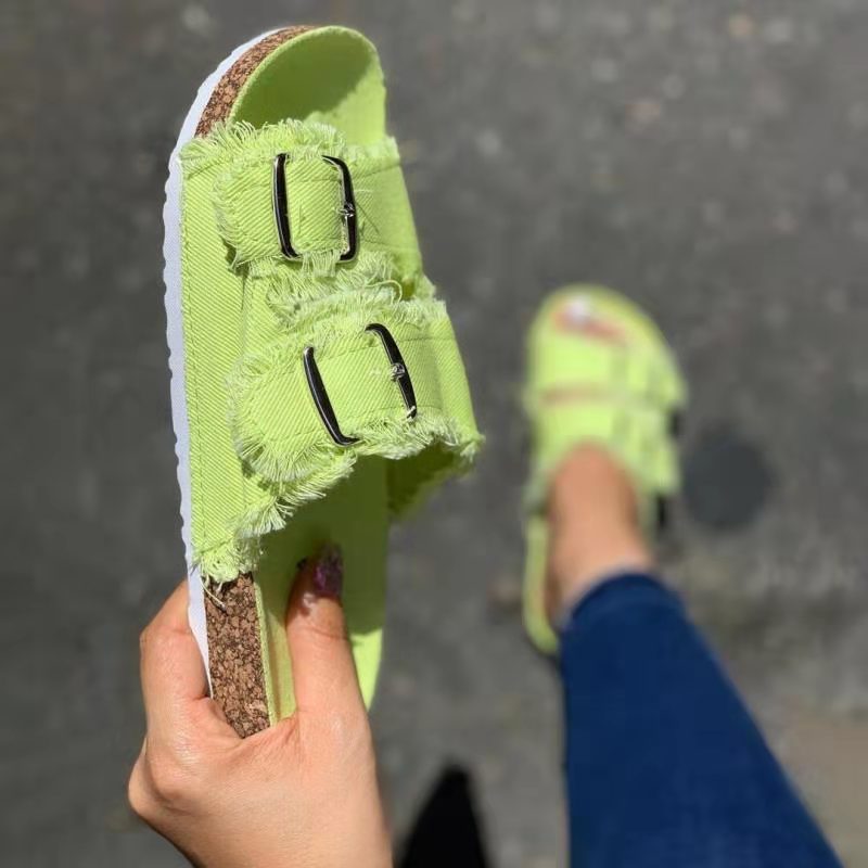 Hollow Casual Solid Color Canvas Belt Buckle for Women