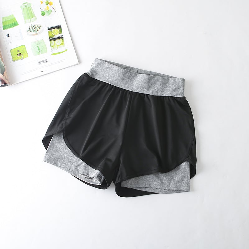 Quick-Drying High-Waist Sports Shorts