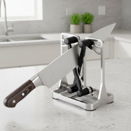 Kitchen Knife Sharpener with Tungsten Steel Stone
