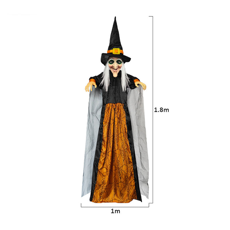 Life Size Talking Witch Decoration