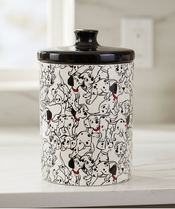 Disney 101 Dalmatians Treat Canister or Cookie Jar 7.25 Inch