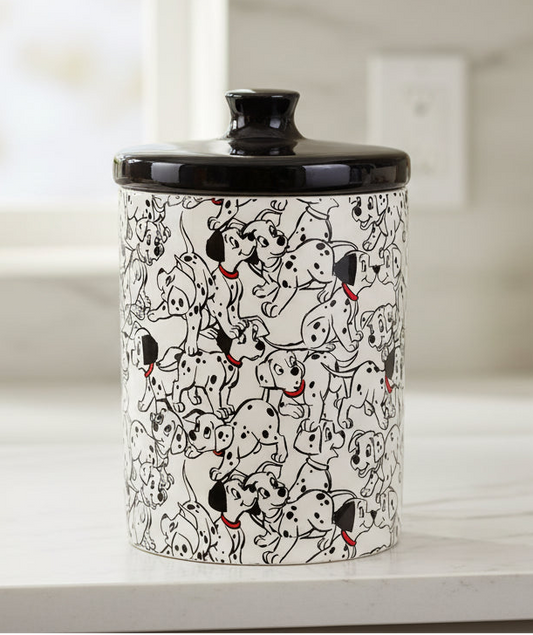 Disney 101 Dalmatians Treat Canister or Cookie Jar 7.25 Inch