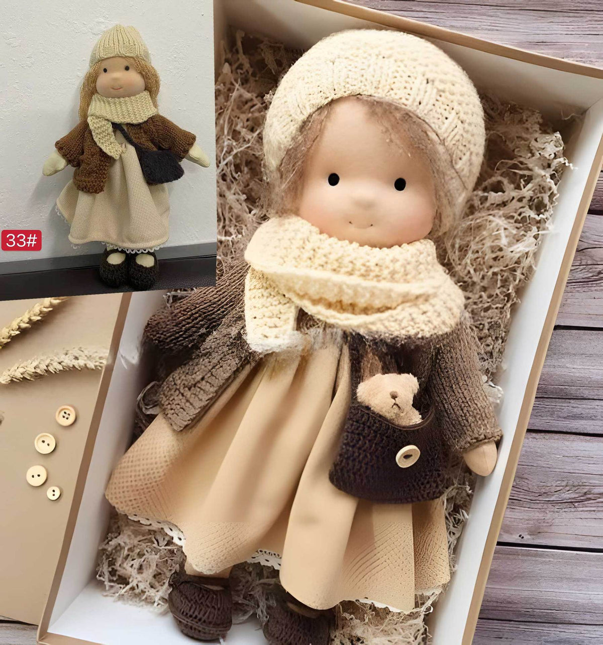 Mini Dress-Up Doll Gift Box Set