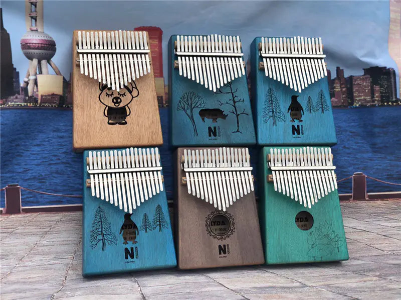Wholesale Kalimba Thumb Piano with 17 Notes and Designs
