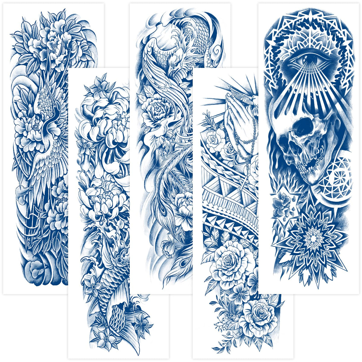 Semi-Permanent Sleeve Tattoos