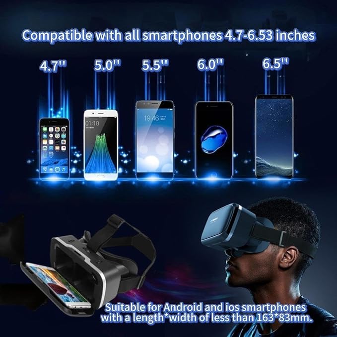 Shinecon 3D Virtual Reality Headset with Remote