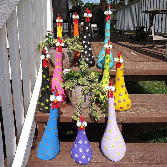 Long Neck Chicken Ornaments
