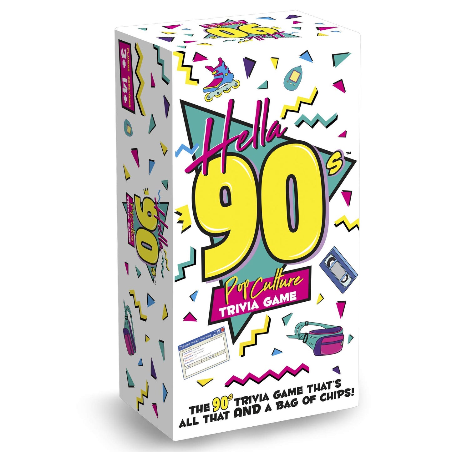 Buffalo Games Hella 90s - Pop Culture Trivia Game Brown
