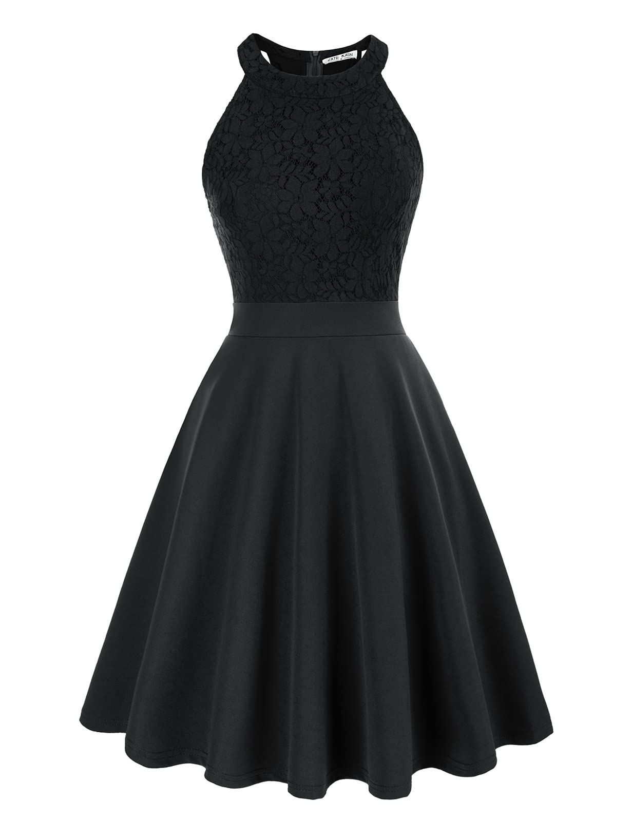 Sleeveless Lace Semi-Formal Dress XX-Large