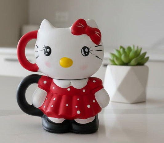 2-Piece Hello Kitty Hand-Painted Mug