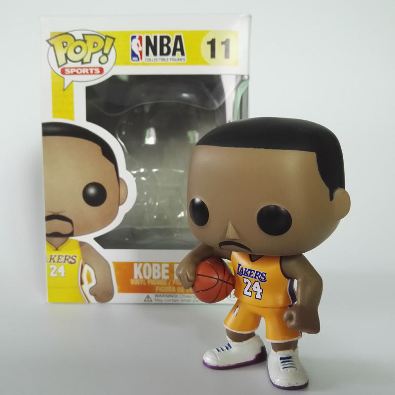 NBA Figurines of Stars LeBron, Kobe, Curry, Kyrie, Wall