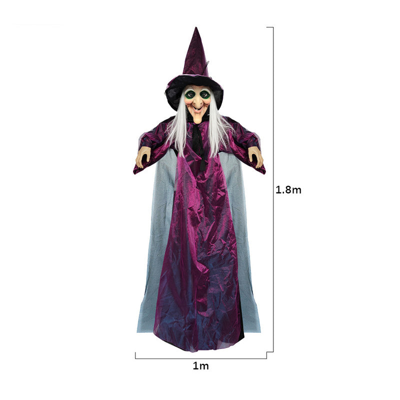 Life Size Talking Witch Decoration