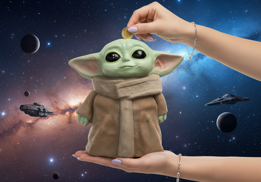 Yoda Pottery Piggy Bank