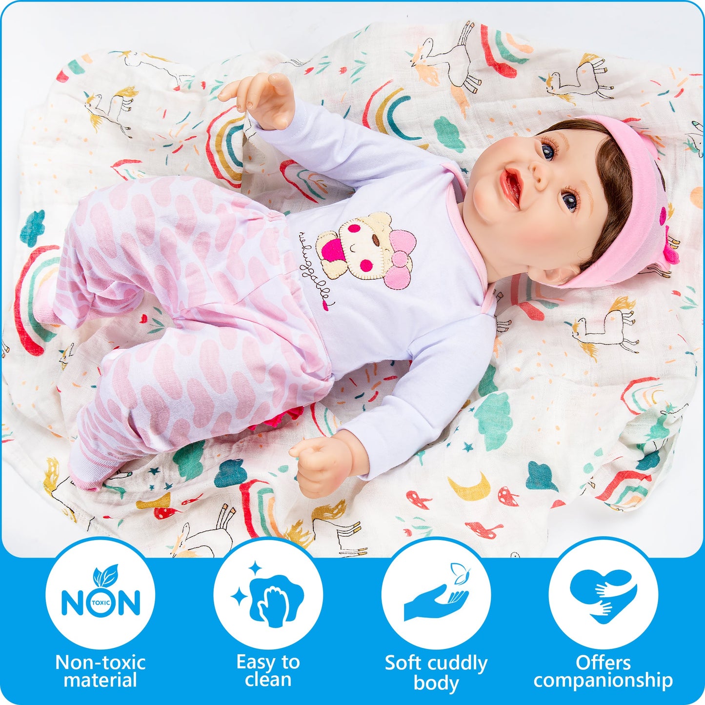 22 inch - Lifelike Reborn Baby Therapy Doll