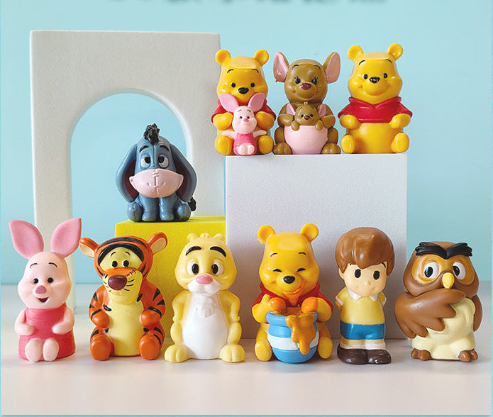 Winnie the Pooh Figurines (10 Piece Set)