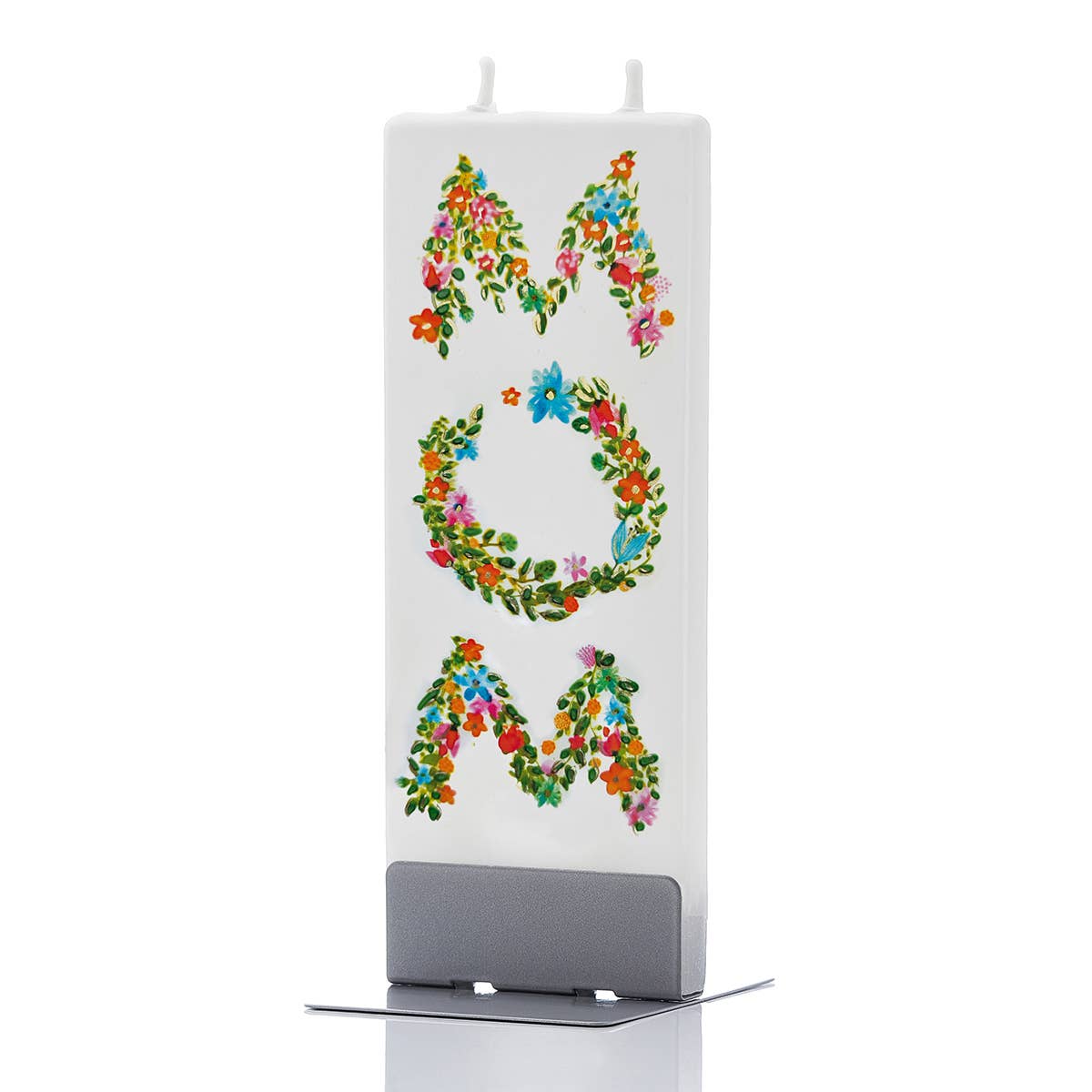 Flatyz Mom Floral Letters Candle