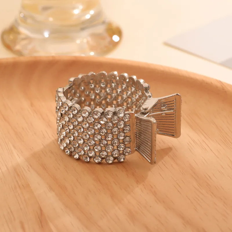 Rhinestone High Ponytail Clip